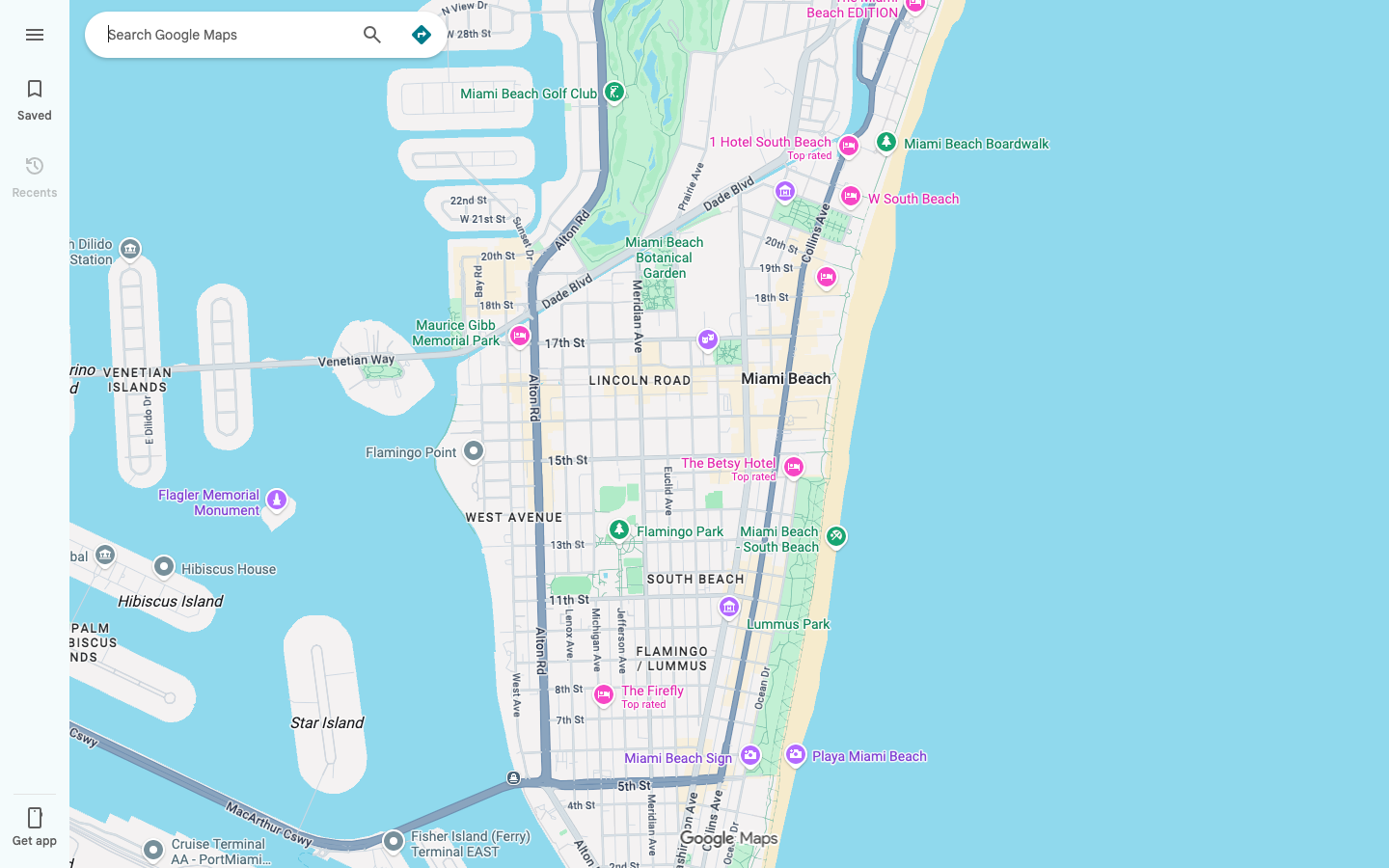 Google Maps above the fold