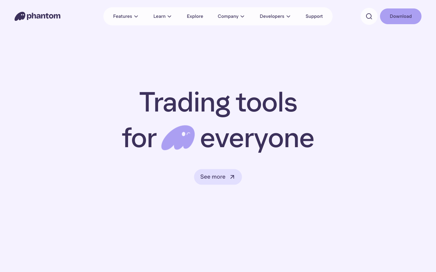 Phantom Wallet mid-page